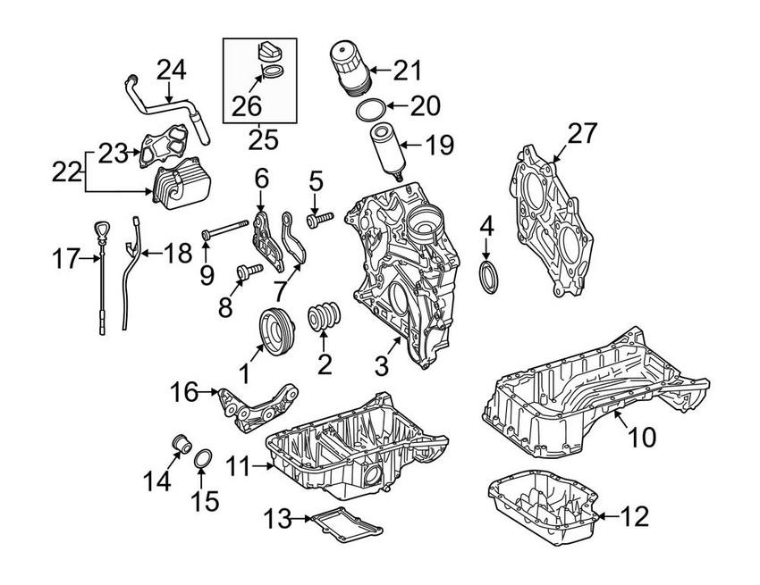 Engine Oil Pan - Lower